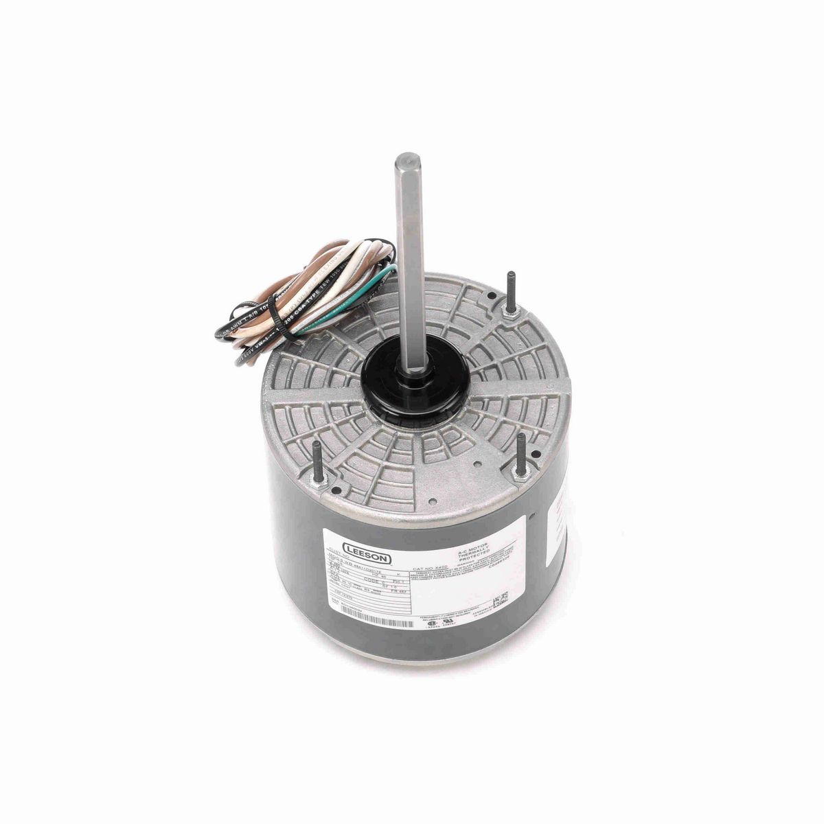 LEESON Condenser Fan Motor, 0.50 HP, 1 Ph, 60 Hz, 460 V, 1200 RPM, 48Y Frame, OPAO - X400