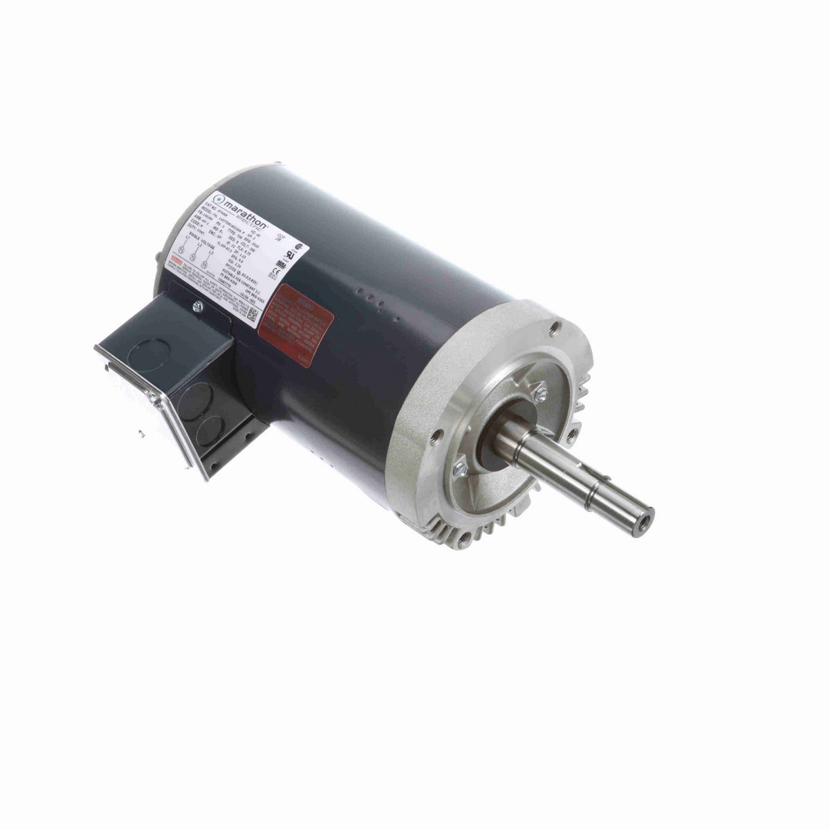 LEESON Close-Coupled Pump Motor, 3 HP, 3 Ph, 60 Hz, 200 V, 3600 RPM, 145JMV Frame, DP - GT4009