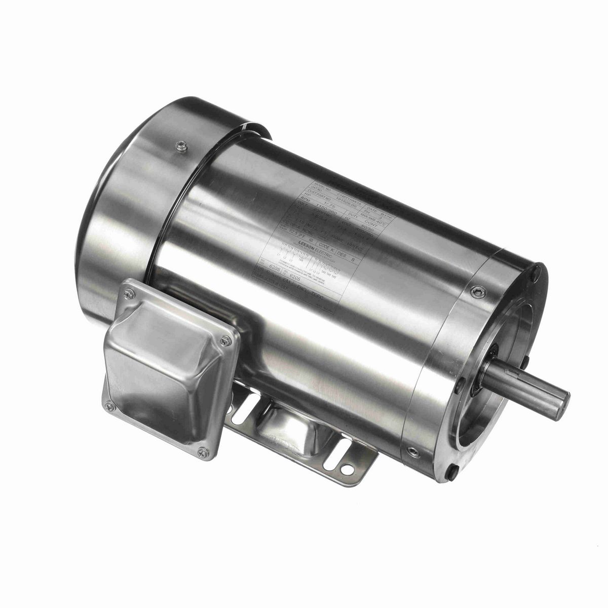 LEESON SST Duck™ General Purpose Motor, 1 & 0.75 HP, 3 Ph, 60 & 50 Hz, 230/460 & 190/380 V, 1200 & 1000 RPM, 145TC Frame, TEFC - 191528.00