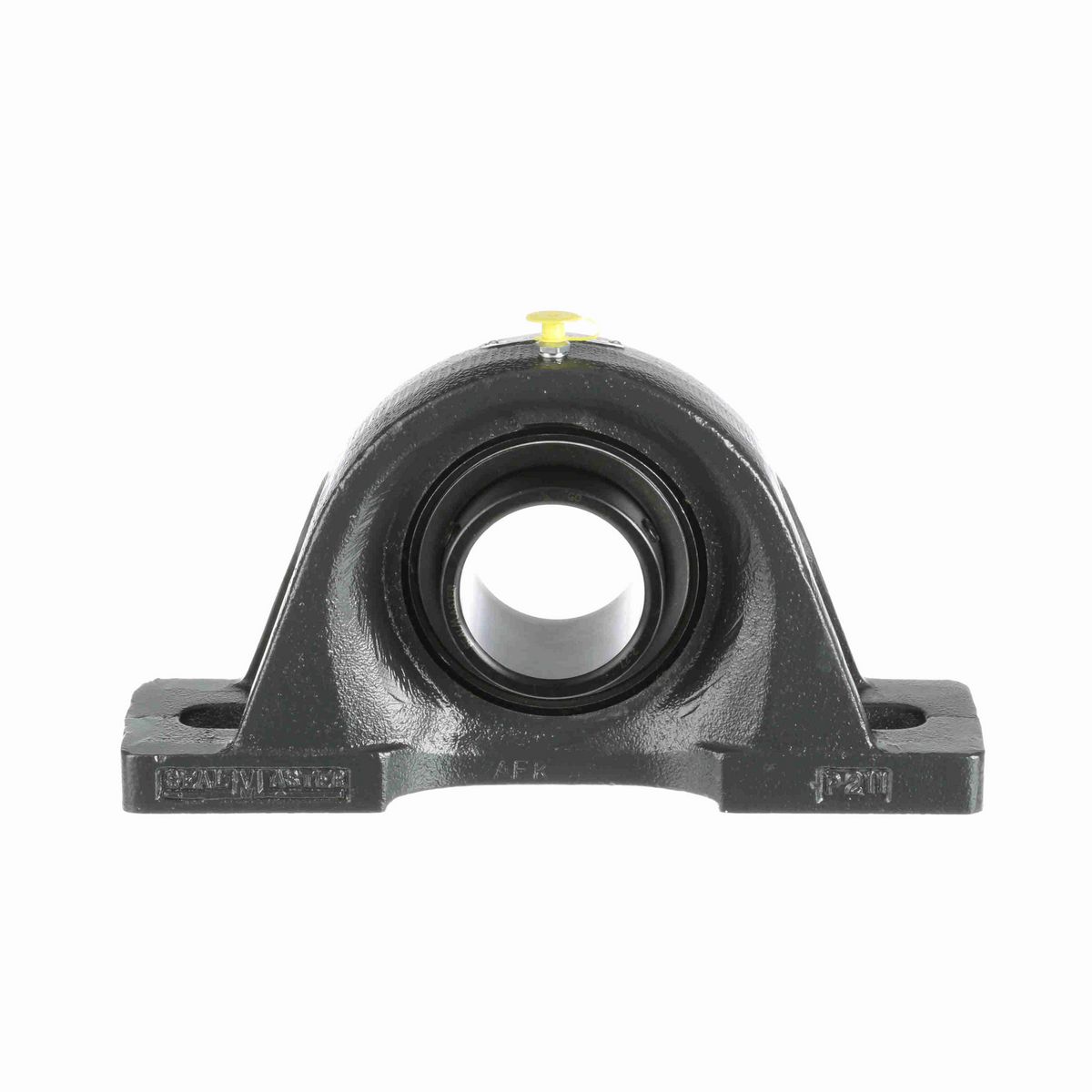 Sealmaster Mounted Cast Iron Two Bolt Pillow Block Ball Bearing - 52100 Bearing Steel, Black Oxided - Setscrew Lock - SP-39