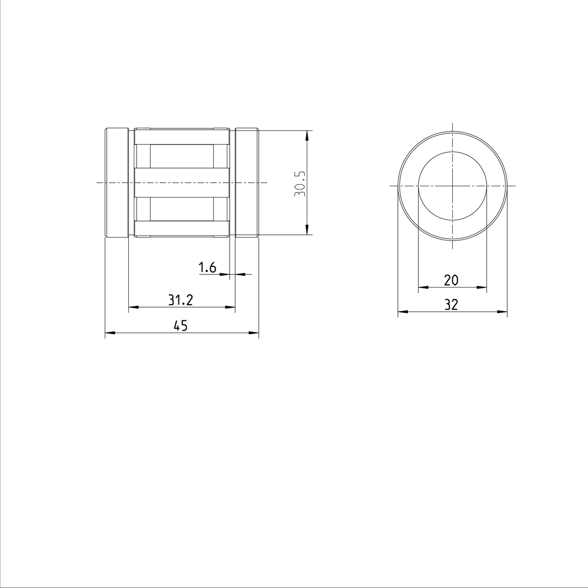 Суперлинейная втулка Bosch Rexroth KBB-20 [R067202000]