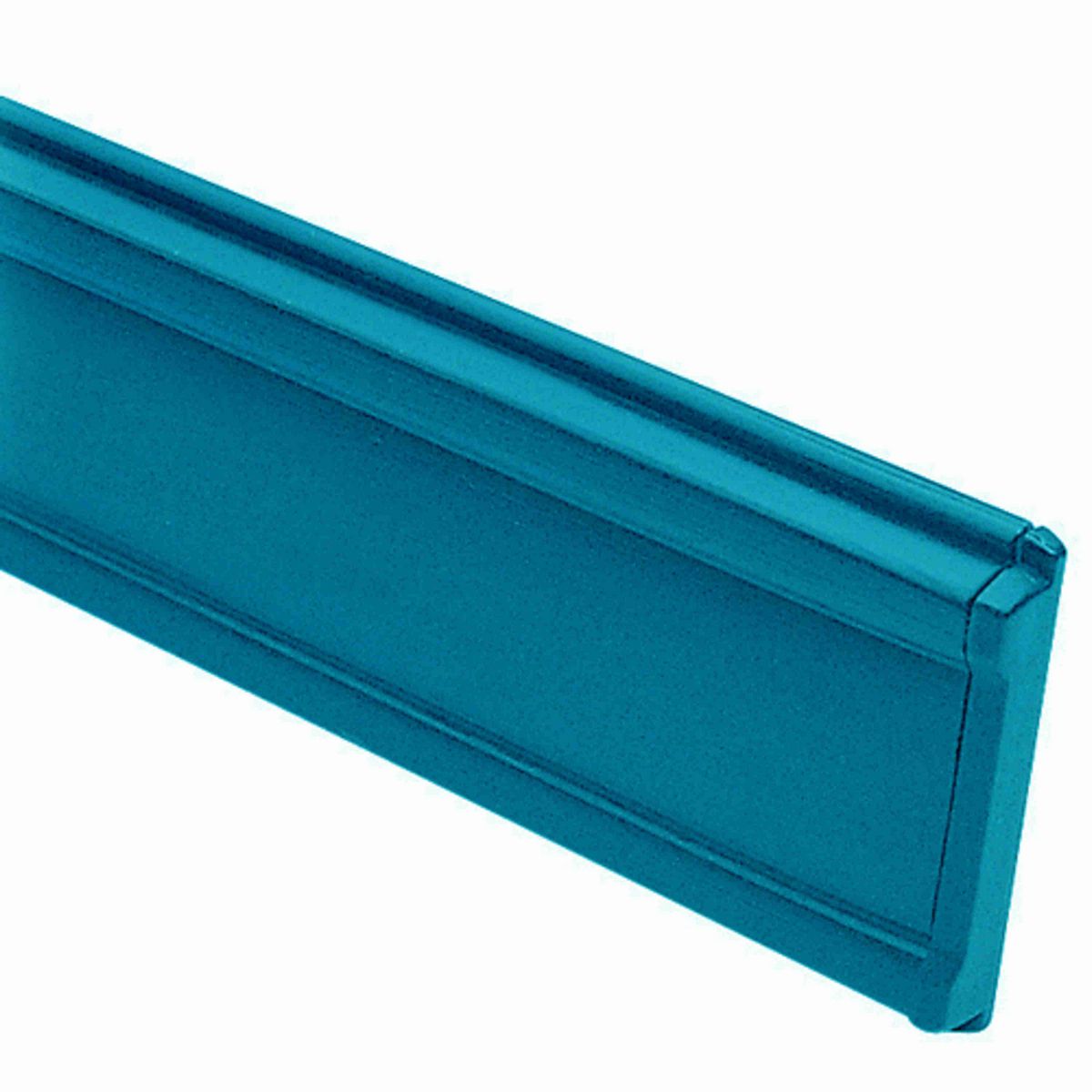 System Plast Rail Cover: 3.07"W X 0.65"H X 240"L Black UHMW-PE - VG-H7816M-B-20