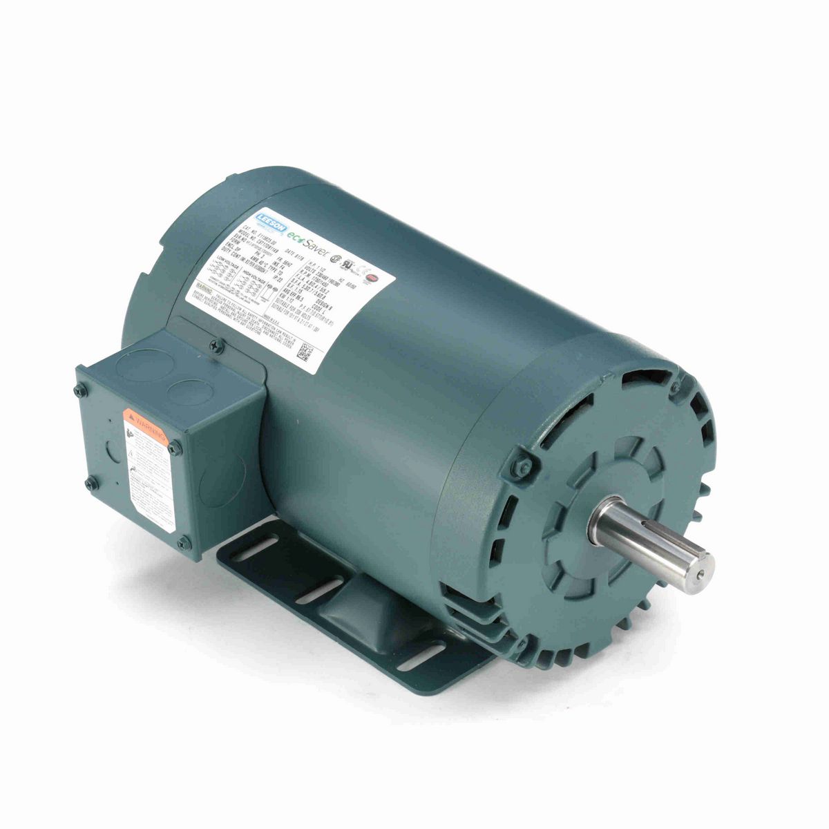LEESON ecoSaver™ General Purpose Motor, 1.50 & 1.50 HP, 3 Ph, 60 & 50 Hz, 230/460 & 190/380 V, 1800 & 1500 RPM, 56HZ Frame, DP - E115825.00
