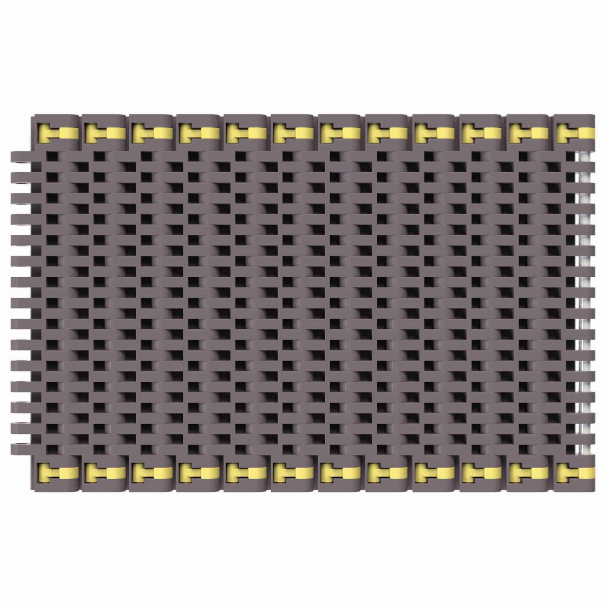 Rexnord 8505 Straight Running Solid Top, Material: Brown High Performance, Width: 6in, Pitch: 0.75in - 81420831