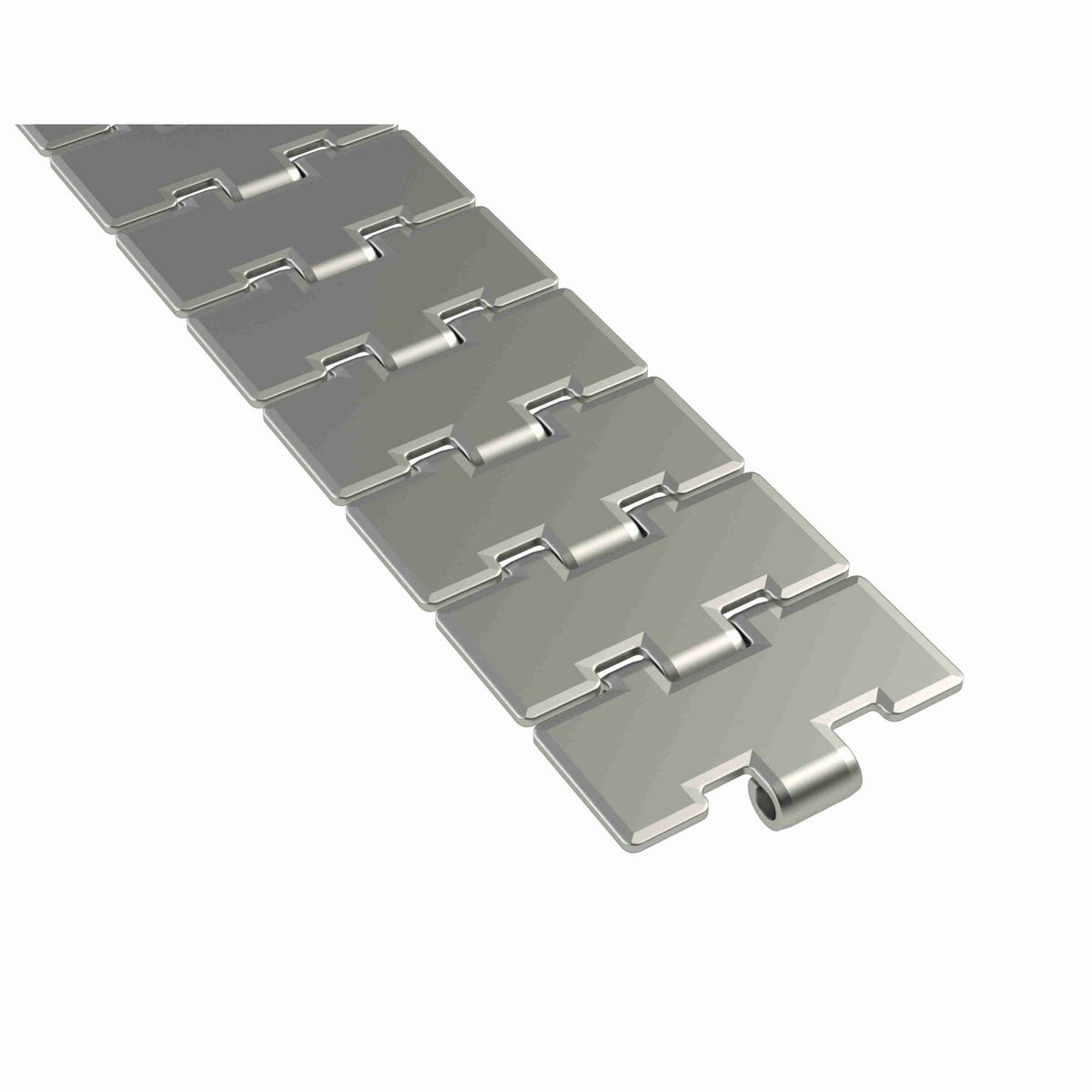 Rexnord 8811X M Side-flexing Solid Top, Material: 0, Width: 3.3in, Pitch: 1.5in - 767.09.84