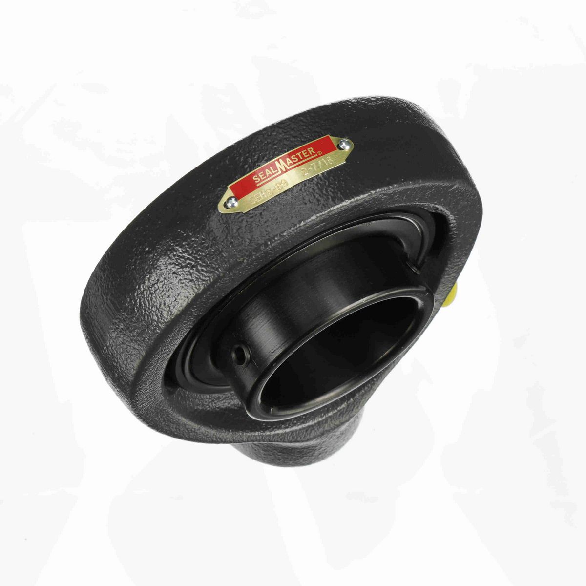 Sealmaster Mounted Cast Iron Hanger Unit Ball Bearing - 52100 Bearing Steel, Black Oxided - Setscrew Lock - SEHB-39