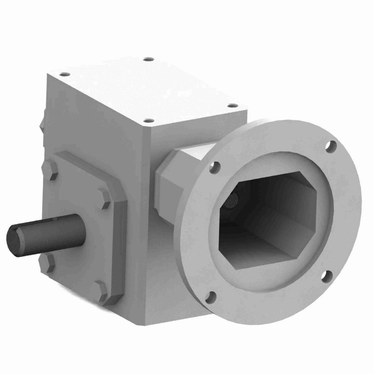 Grove Gear GR Series - Ironman Worm Gear Reducers Cast Iron Single-Reduction Worm Reducer - GR-WBM815-5-L-56