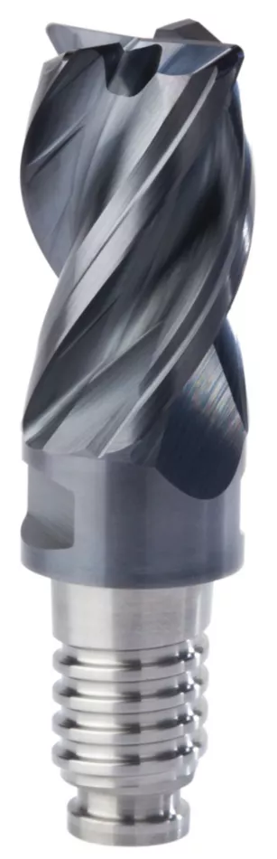 HARVI I TE Four Flute End Mill for Roughing and Finishing Covering the Broadest Range of Applications and Materials Kennametal DUO-LOCK - HARVI I TE - Square End - 4 Flutes - Inch [6953269]