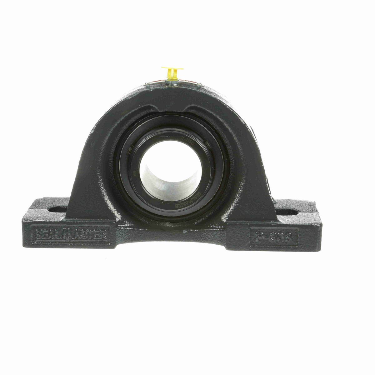 Sealmaster Mounted Cast Iron Two Bolt Pillow Block Ball Bearing - 52100 Bearing Steel, Black Oxided - Double Setscrew Lock - MPD-31