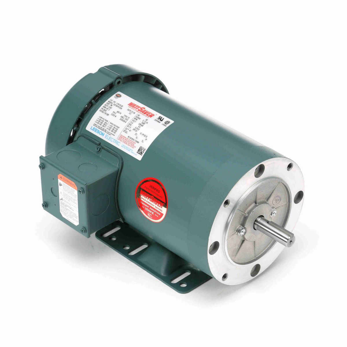 LEESON General Purpose Motor, 3 HP, 3 Ph, 60 Hz, 230/460 V, 3600 RPM, 56HC Frame, TEFC - 119418.00
