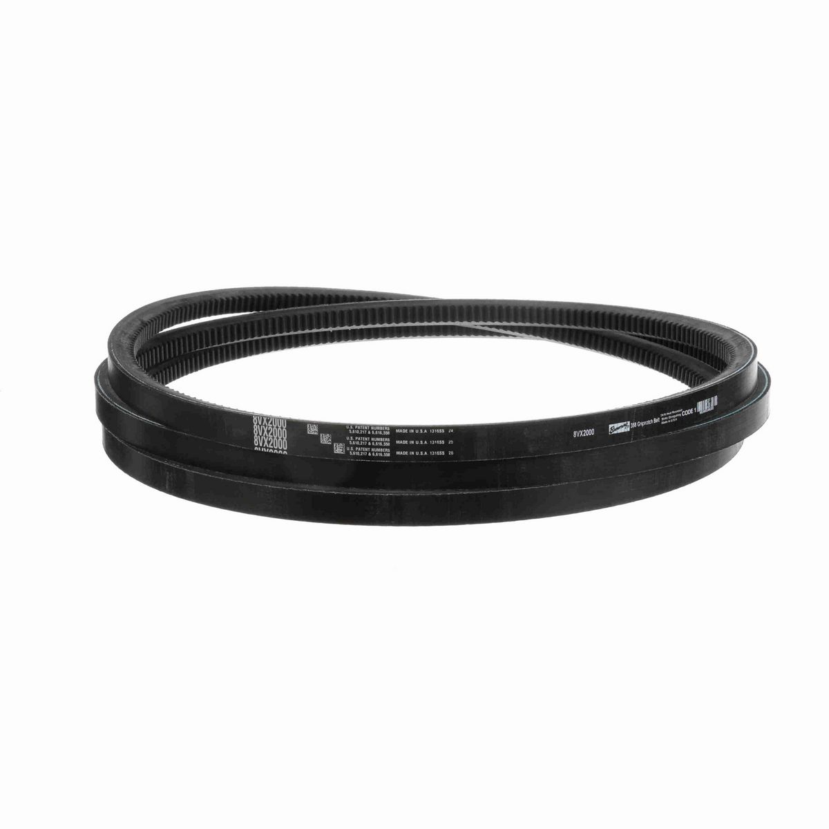 Browning EPDM Notched Belt 98% Efficient - 8VX2000