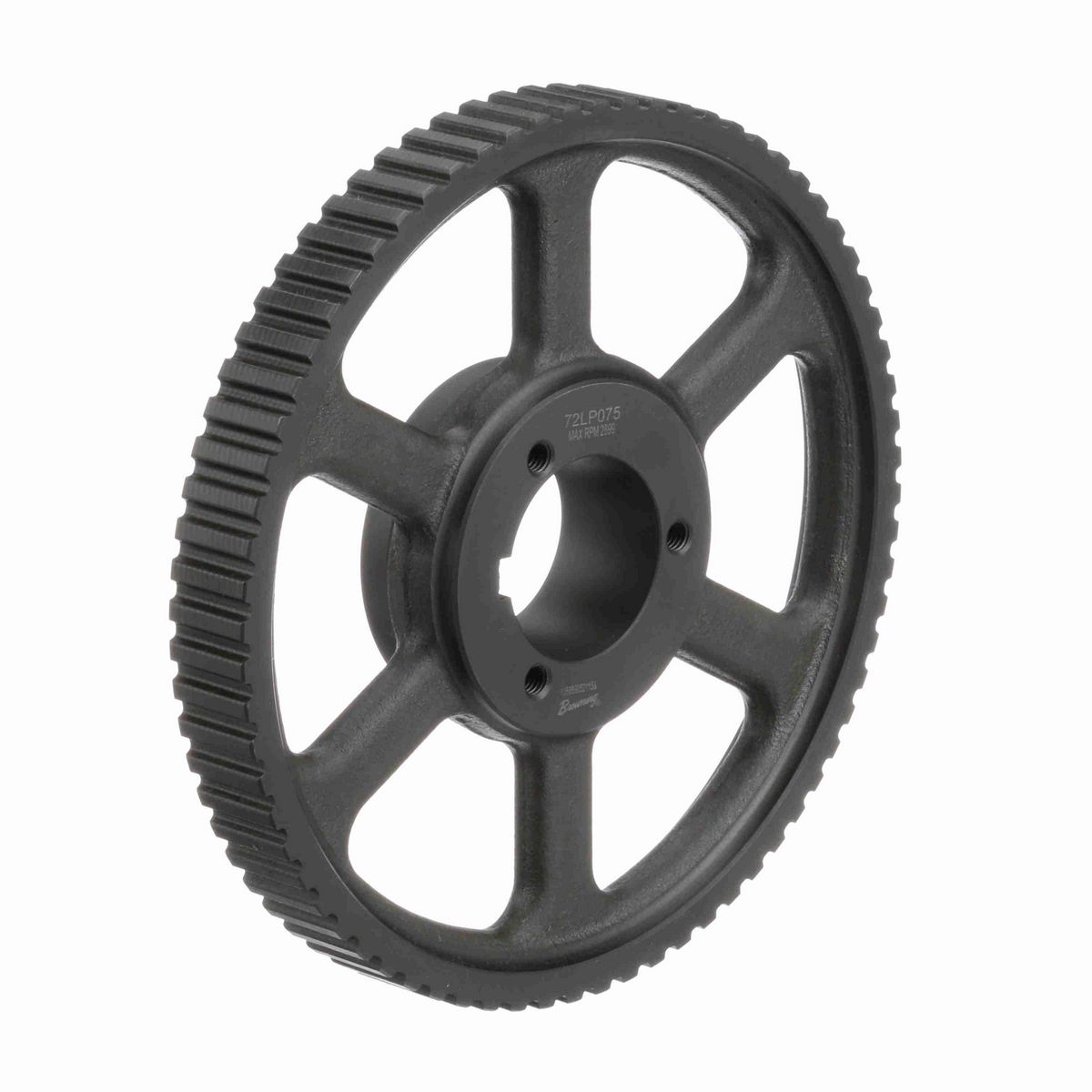 Browning Steel Bushed Bore Gearbelt Pulley - 72LP075