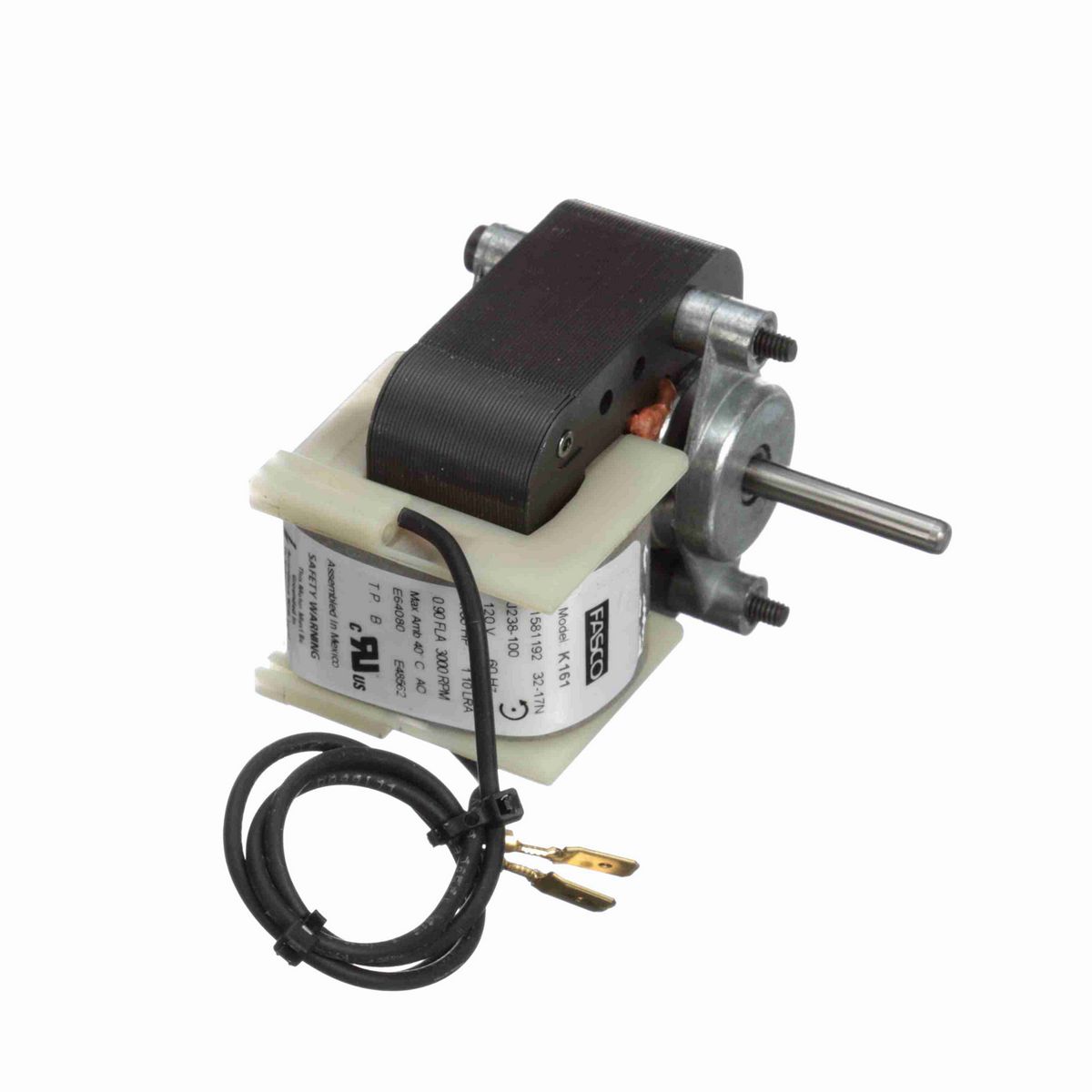 FASCO 1/50 HP C-Frame / Skeleton Motor, 3000 RPM, 120 Volts, , OAO - K161