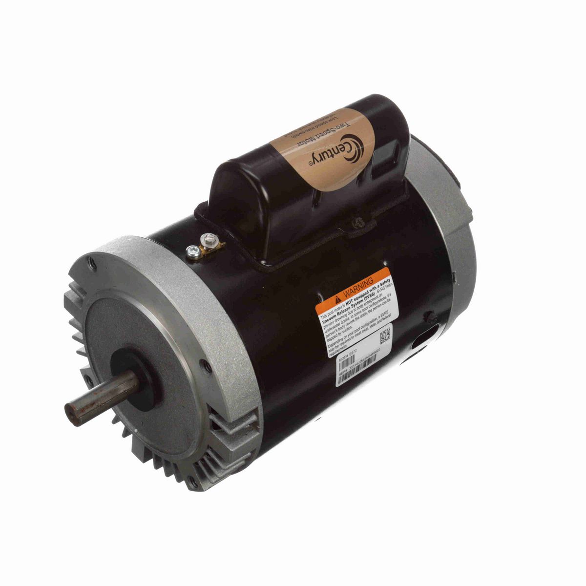 Century Pool Pump Motor, 3/4-.10 HP, 1 Ph, 60 Hz, 115 V, 3600 RPM, M56C Frame, DP - B972