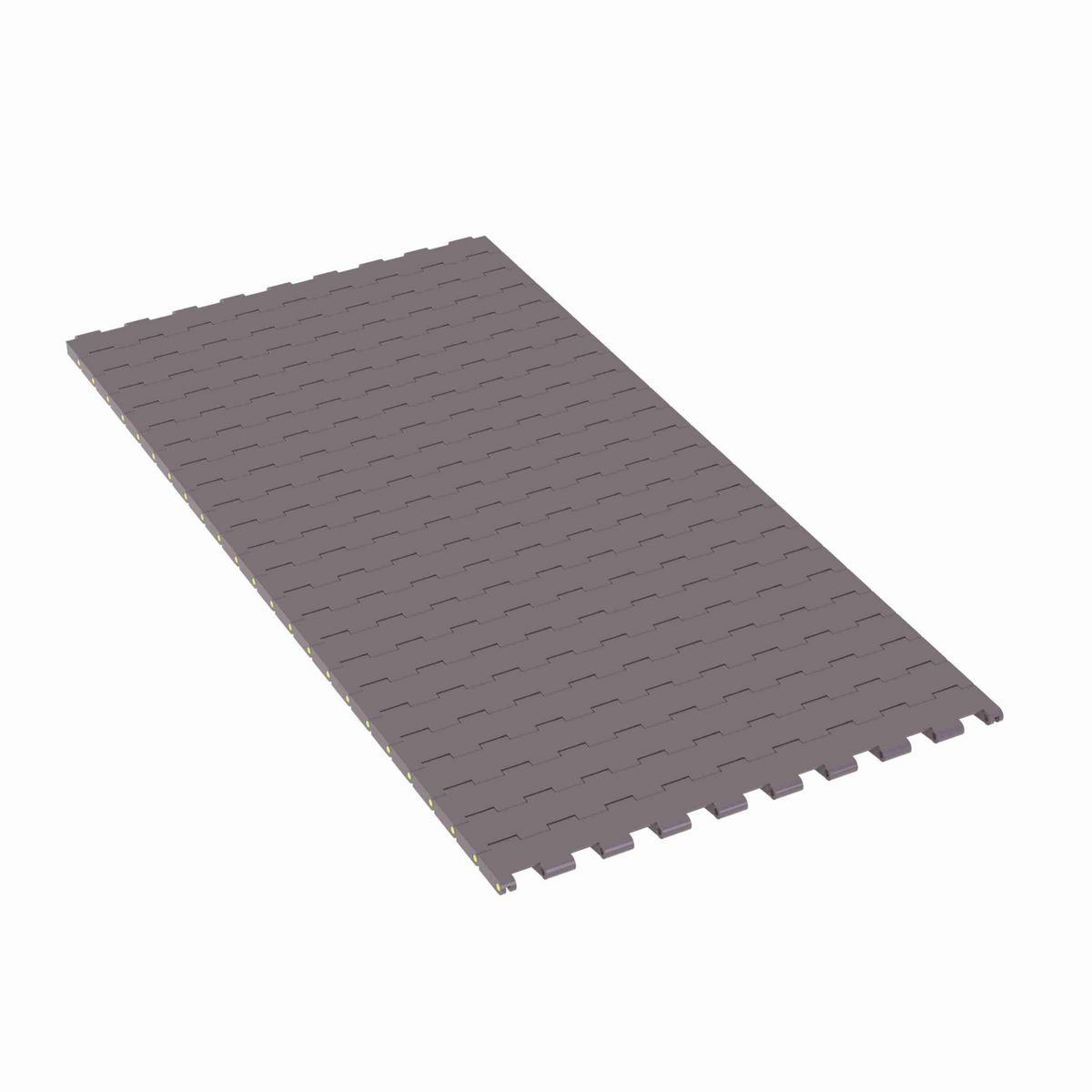 Rexnord 5705 Straight Running Solid Top, Material: Brown High Performance, Width: 12in, Pitch: 1.5in - HP5705-12