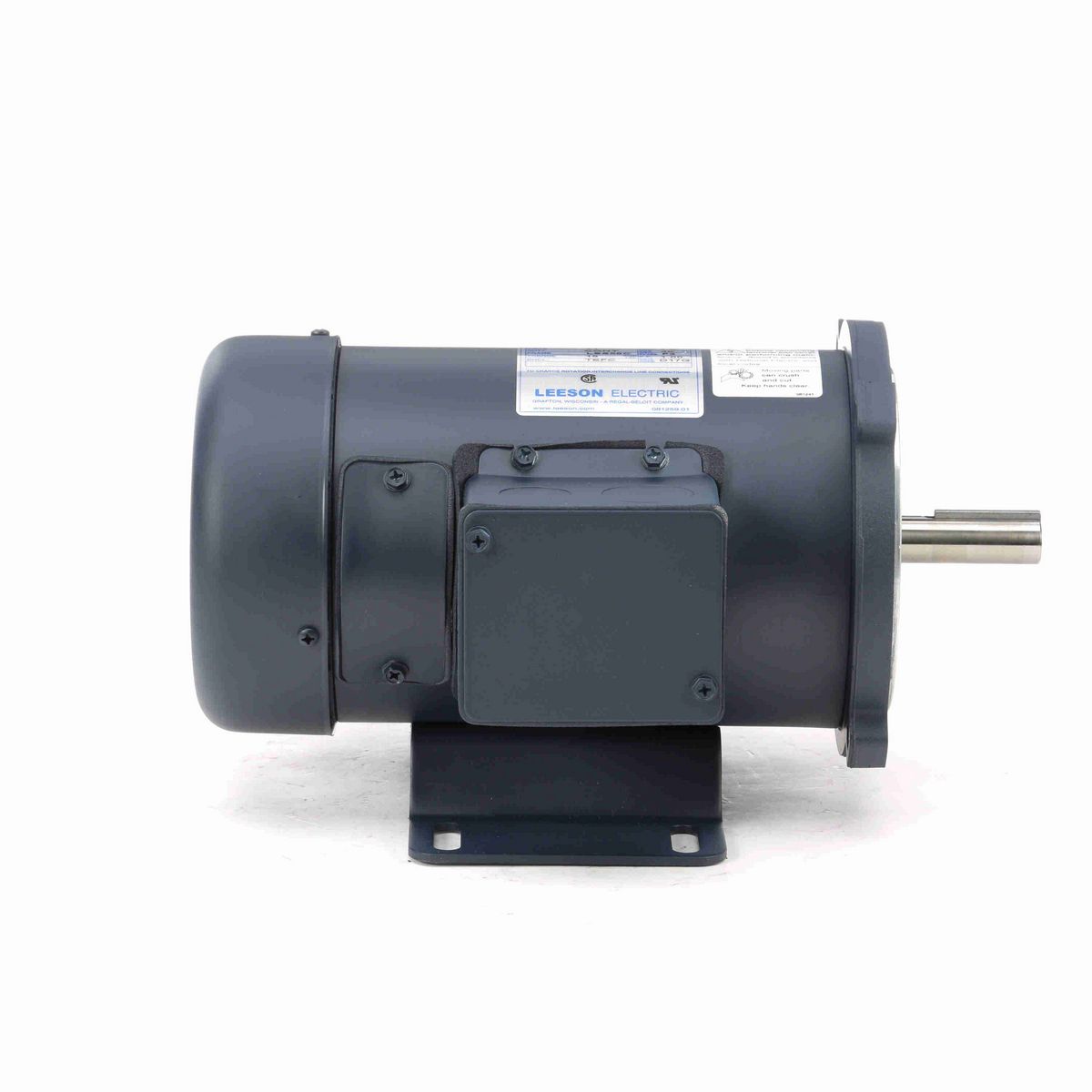 LEESON Low Voltage Motor, 0.50 HP, 48 V, 1800 RPM, LSS56C Frame, TEFC - 098382.00