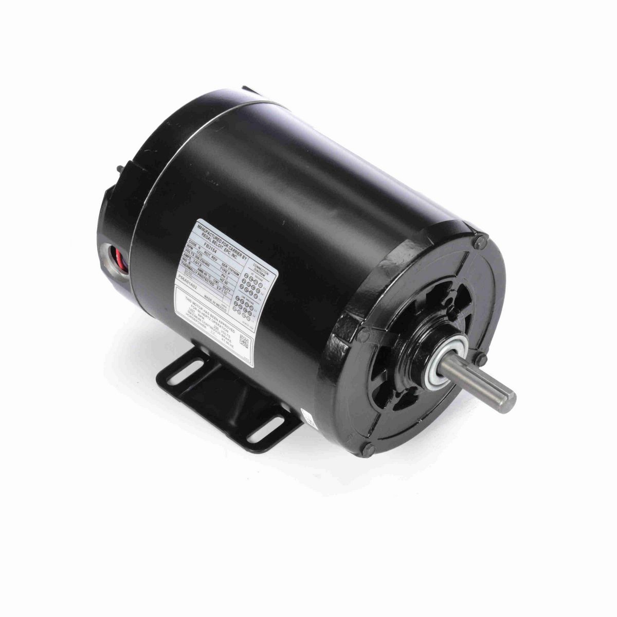 Century OEM Replacement Motor, SPL HP, 3 Ph, 60 Hz, 208-230/460 V, 1800 RPM, 56 Frame, OPEN - FB3154