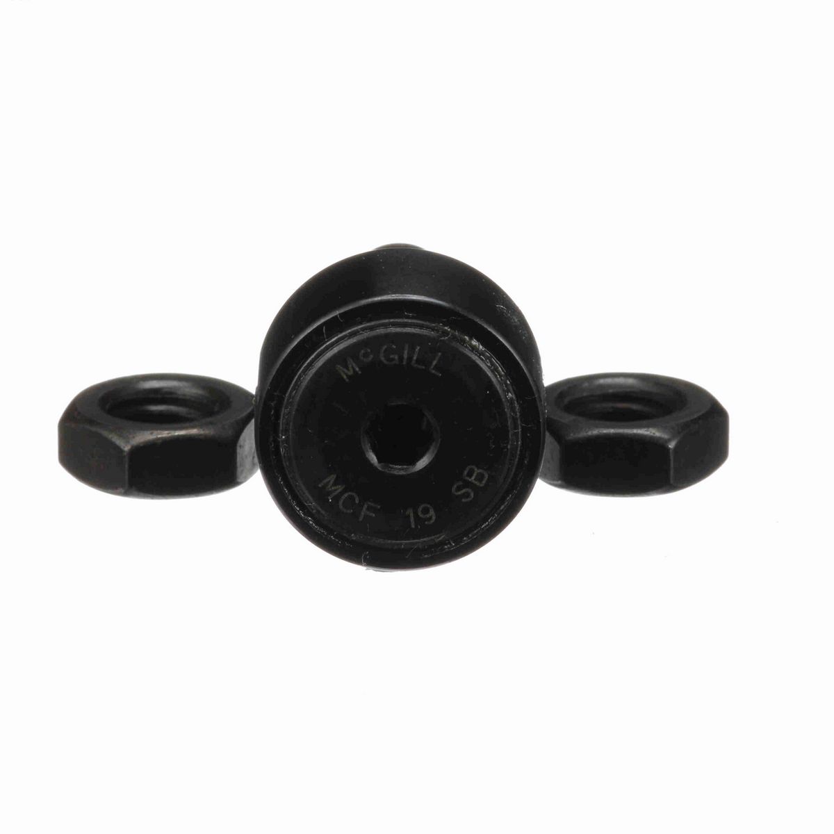 Опорный ролик с цапфой McGill CAMROL MCFE 19 SB, бочкообразный, с уплотнением, с шестигранным отверстием, метрический