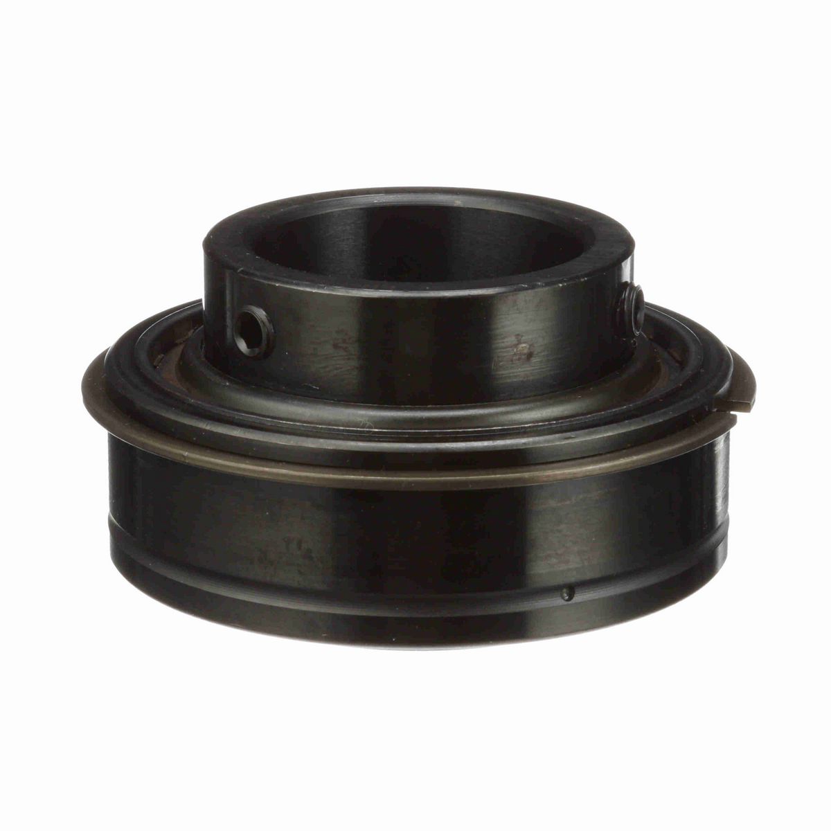 Sealmaster Mounted Insert Only Ball Bearing - 52100 Bearing Steel, Black Oxided - Setscrew Lock - ER-28C
