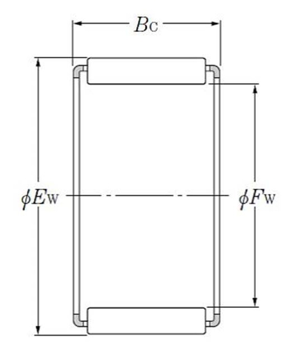 Игольчатый роликоподшипник NTN PCJ243024