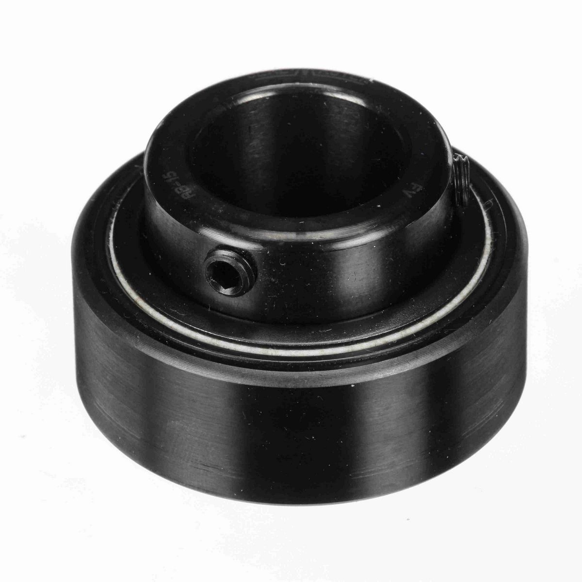Sealmaster Mounted Insert Only Ball Bearing - 52100 Bearing Steel, Black Oxided - Setscrew Lock - RB-15