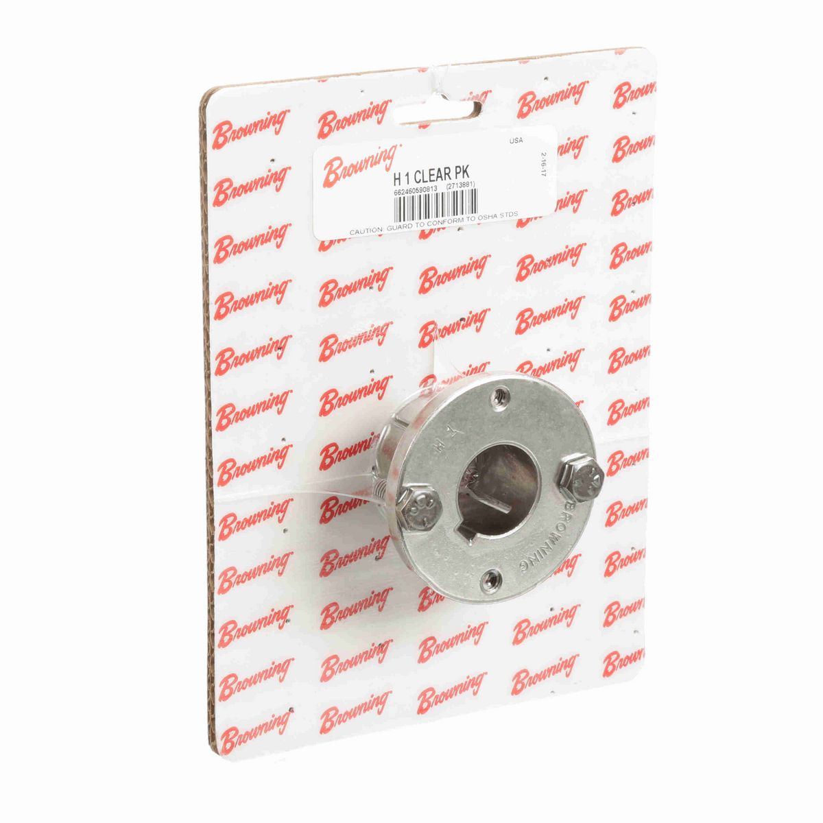 Browning Split Taper Bushing - Inch Bore Type - H 1 CLEAR PK