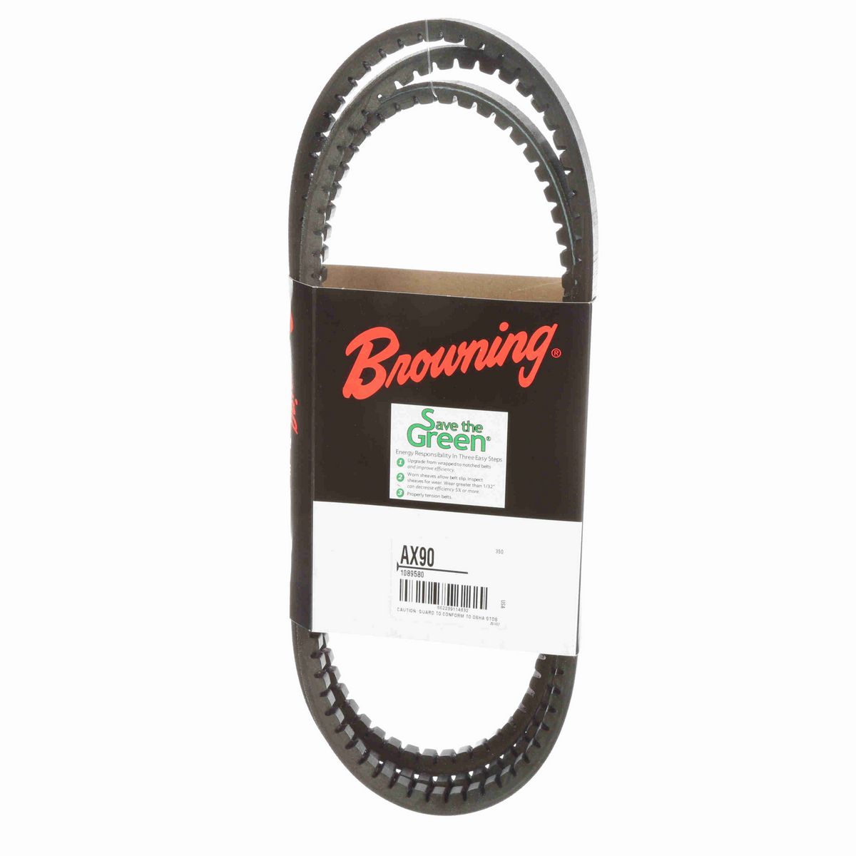 Browning EPDM Notched Belt 98% Efficient - AX90