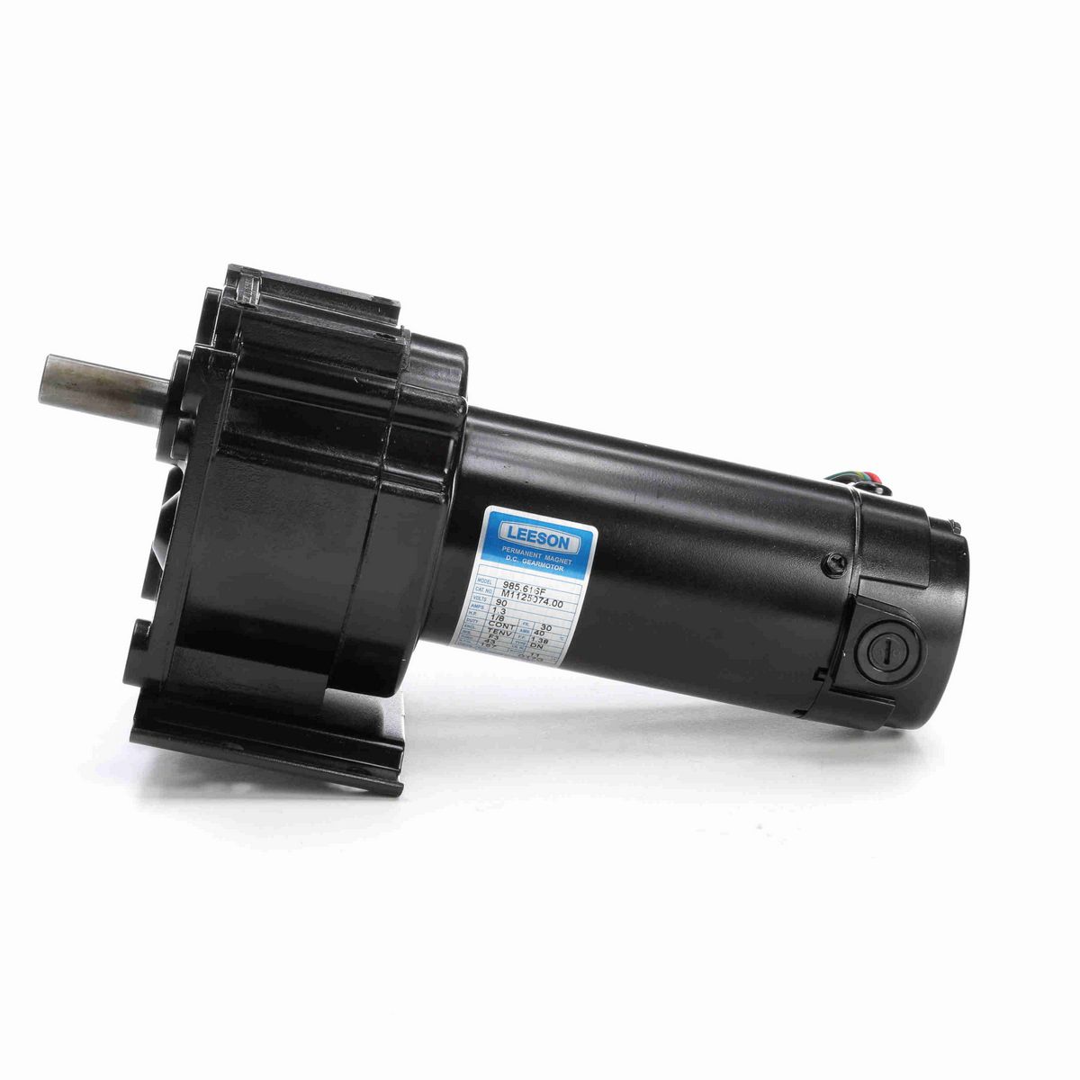 LEESON Parallel Shaft Gearmotor, 0.13 HP, 90 V, 167 RPM, 30 Frame, TENV - M1125074.00