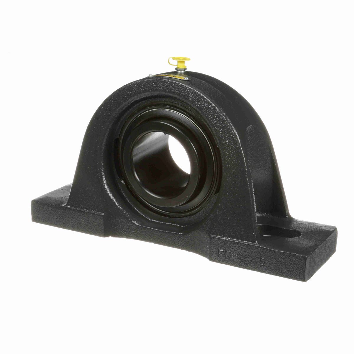 Sealmaster Mounted Cast Iron Two Bolt Pillow Block Ball Bearing - 52100 Bearing Steel, Black Oxided - Setscrew Lock - Air Handling Housing Fit, Noise Tested - MP-43 CXU