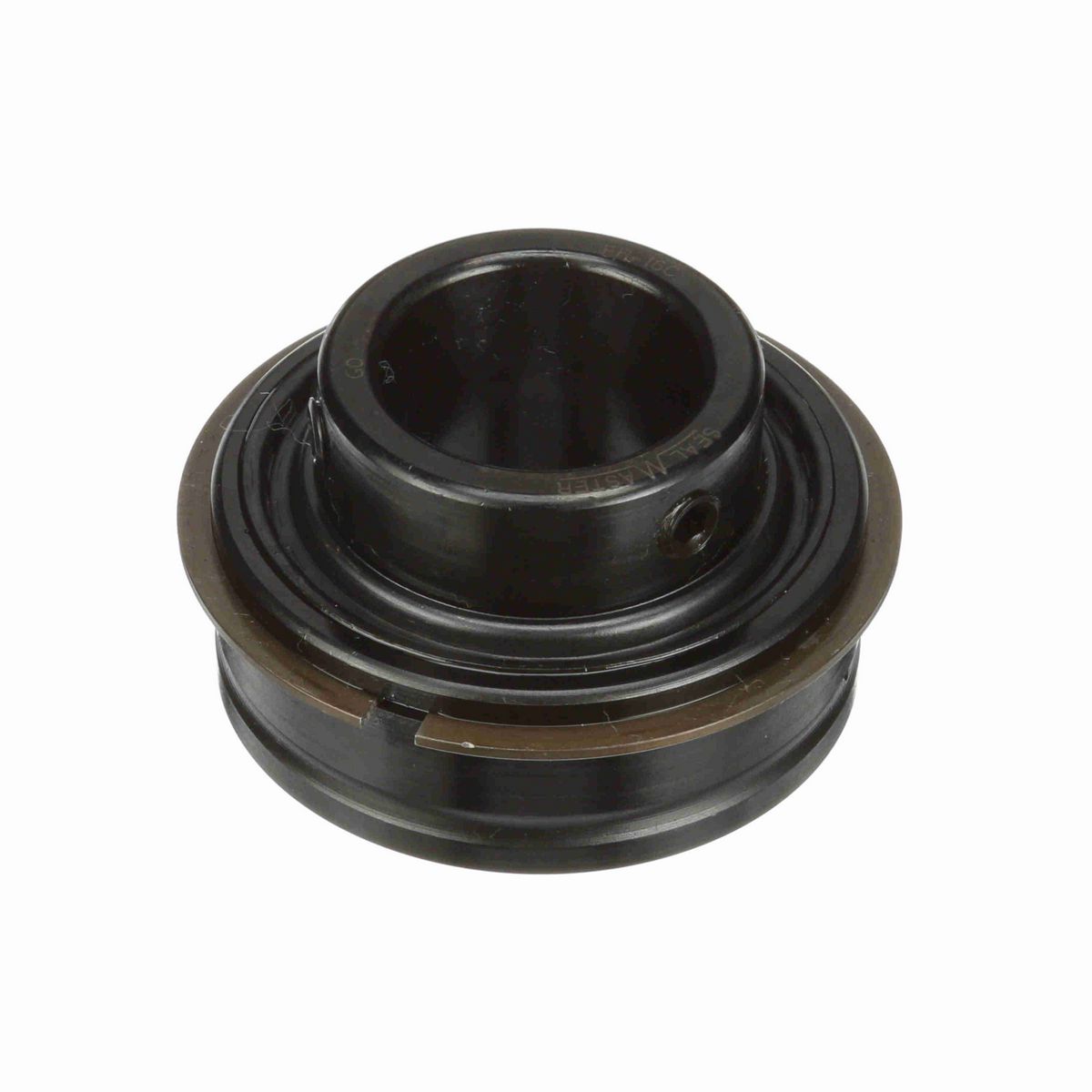 Sealmaster Mounted Insert Only Ball Bearing - 52100 Bearing Steel, Black Oxided - Setscrew Lock - ER-16C