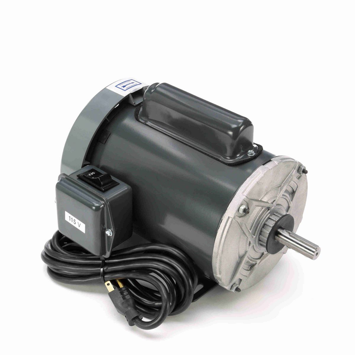 LEESON General Purpose Motor, 1.50 HP, 1 Ph, 60 Hz, 115/230 V, 3600 RPM, 56 Frame, TEFC - C662