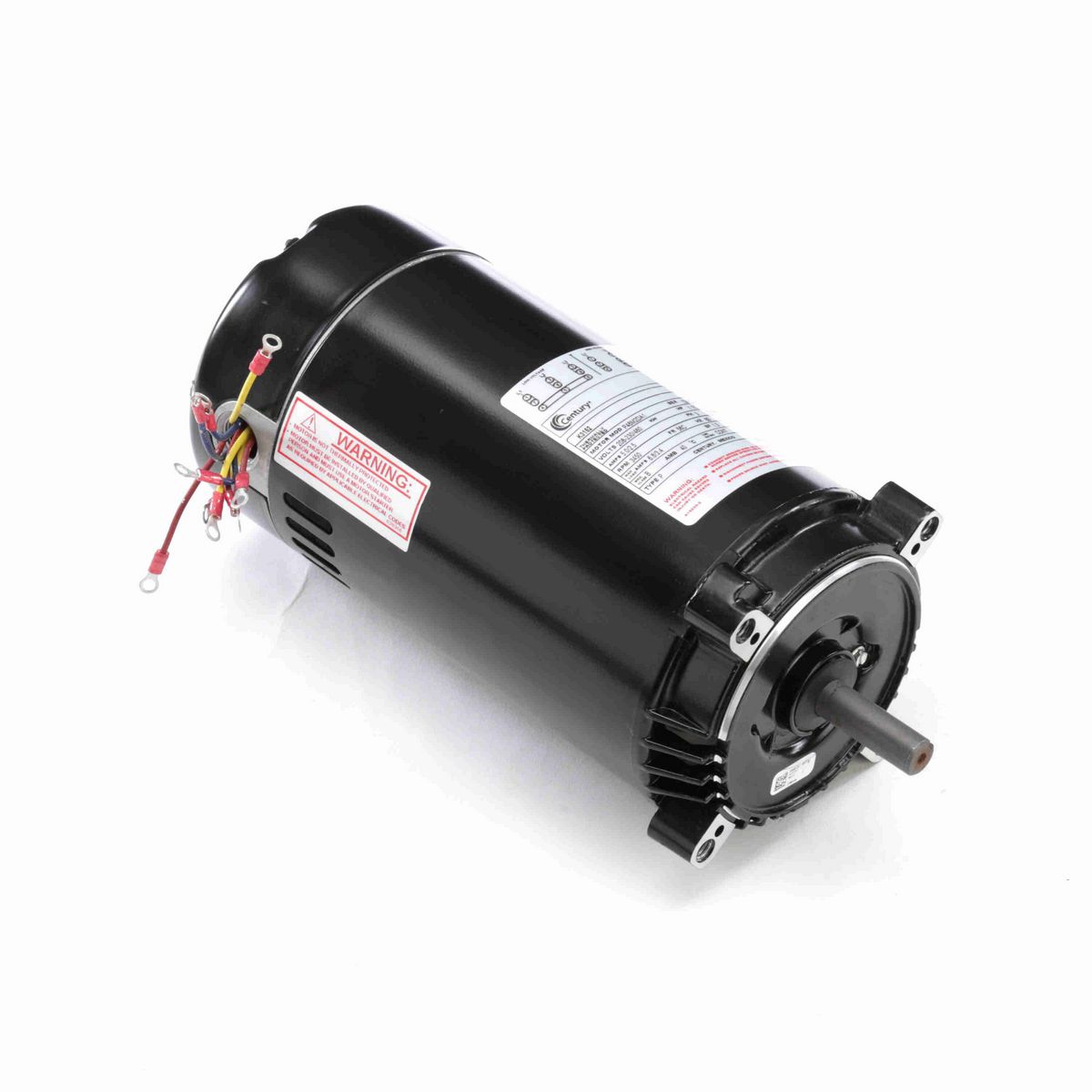 Century Pool Pump Motor, 1 1/2 HP, 3 Ph, 60 Hz, 208-230/460 V, 3600 RPM, 56C Frame, ODP - K3152
