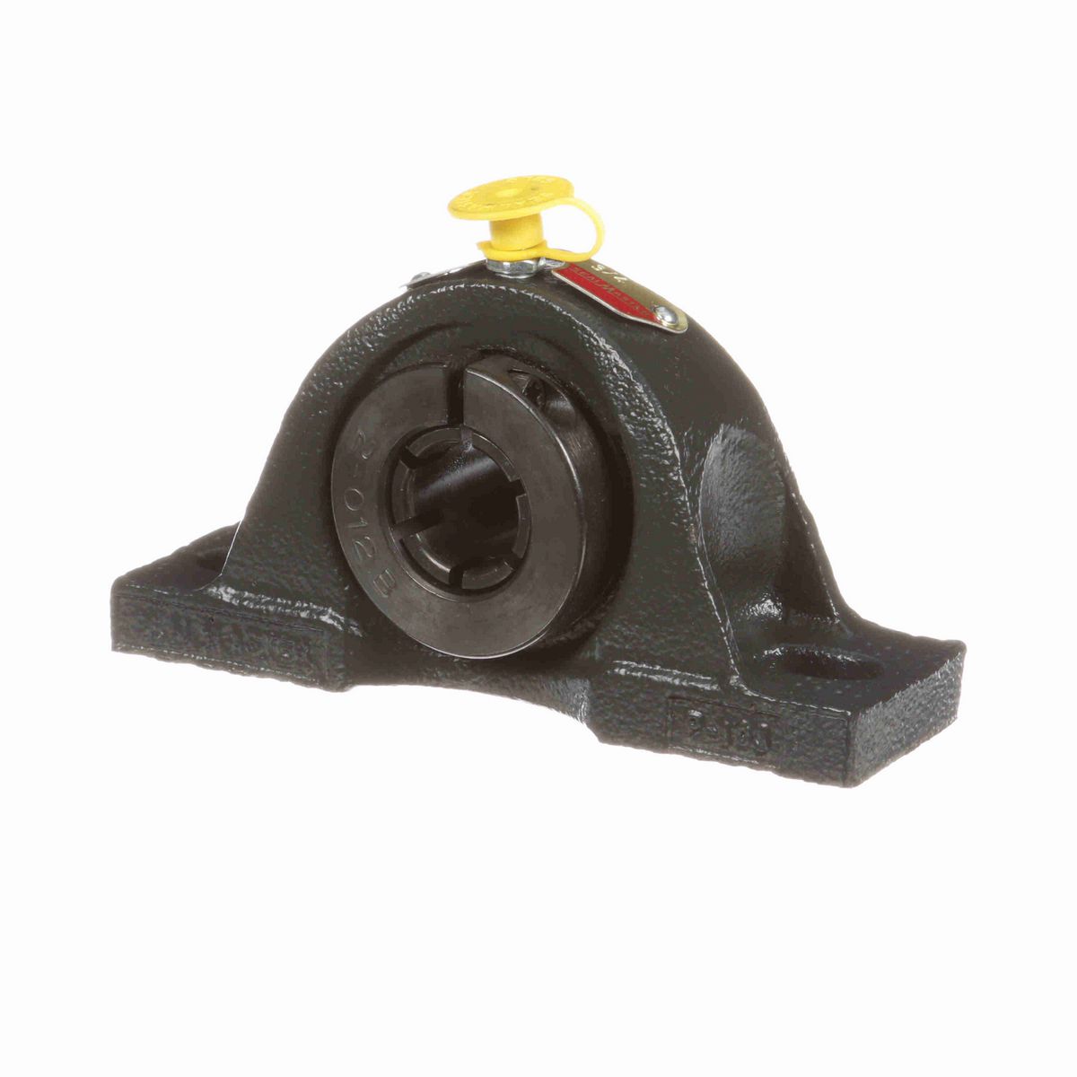 Sealmaster Mounted Cast Iron Two Bolt Low Base Pillow Block Ball Bearing - 52100 Bearing Steel, Black Oxided - Concentric Lock - NPL-12T