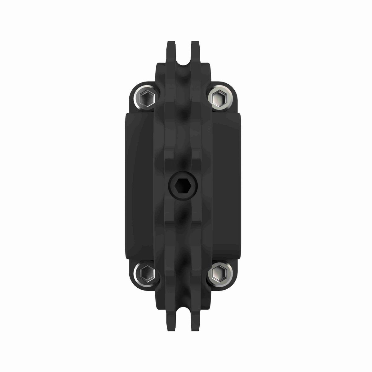 Rexnord 8500 Series Split Molded Nylon Sprocket with 17 Teeth and 25mm Round Shaft-Ready Bore with Keyway - 614-176-25