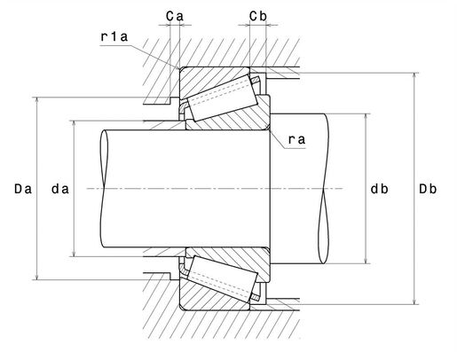 Однорядный конический роликоподшипник NTN 4T-32203R