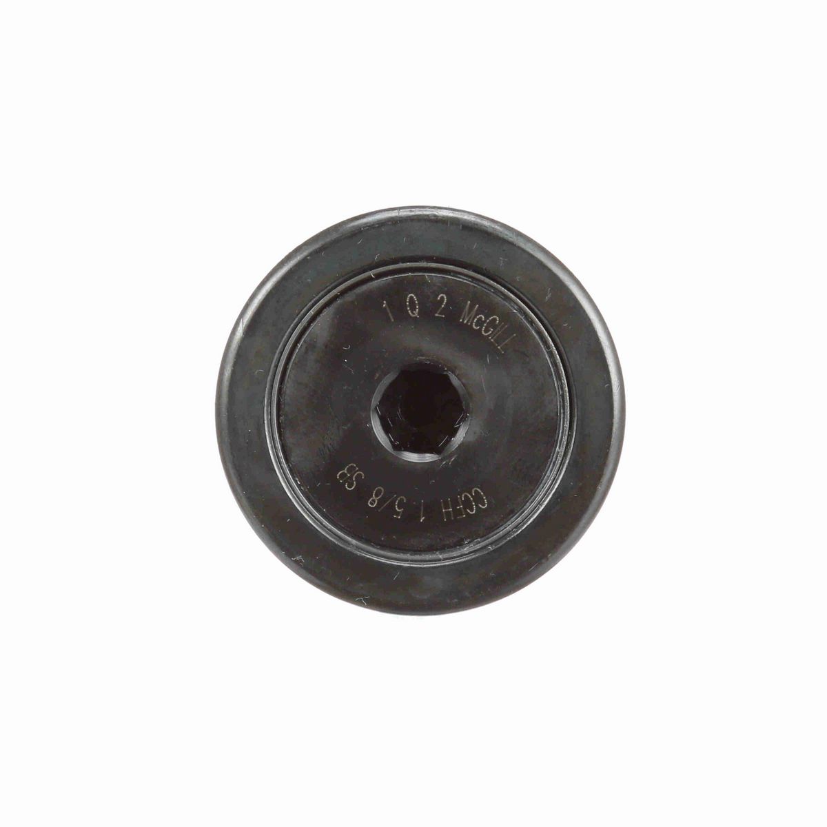 Опорный ролик с цапфой McGill Heavy Stud CAMROL CCFH 1 5/8 SB, бочкообразный, с уплотнением, с шестигранным отверстием, дюймовый