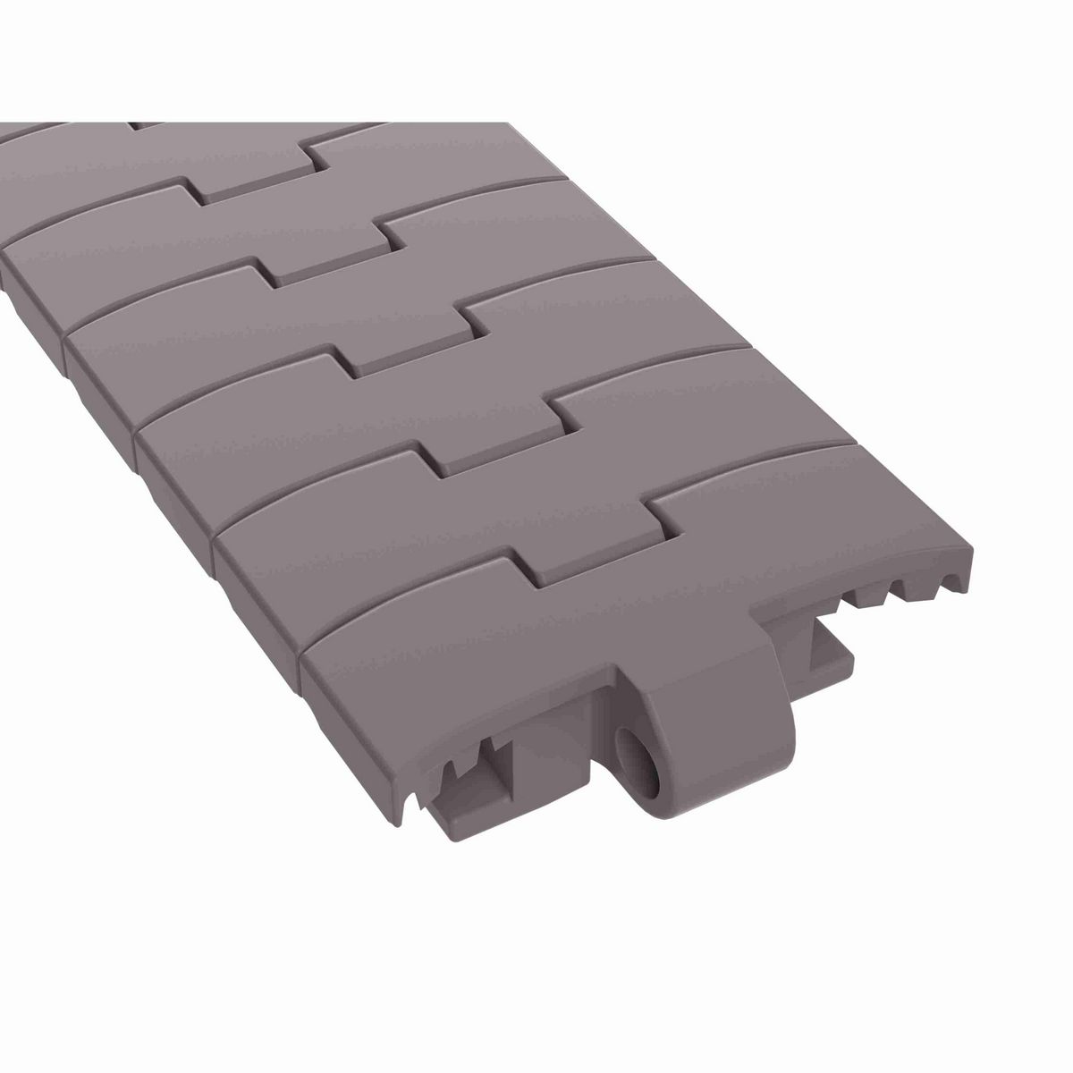 Rexnord 1055 FTLPC Side-flexing Solid Top, Material: Brown High Performance, Width: 3.25in, Pitch: 1in - 81429731