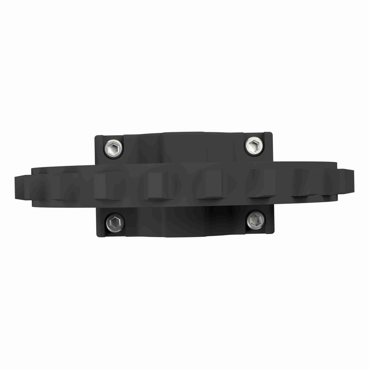 Rexnord 7700 Series Split Molded Nylon Sprocket with 21 Teeth and 1-1/4in Round Idler Bore - 614-63-12