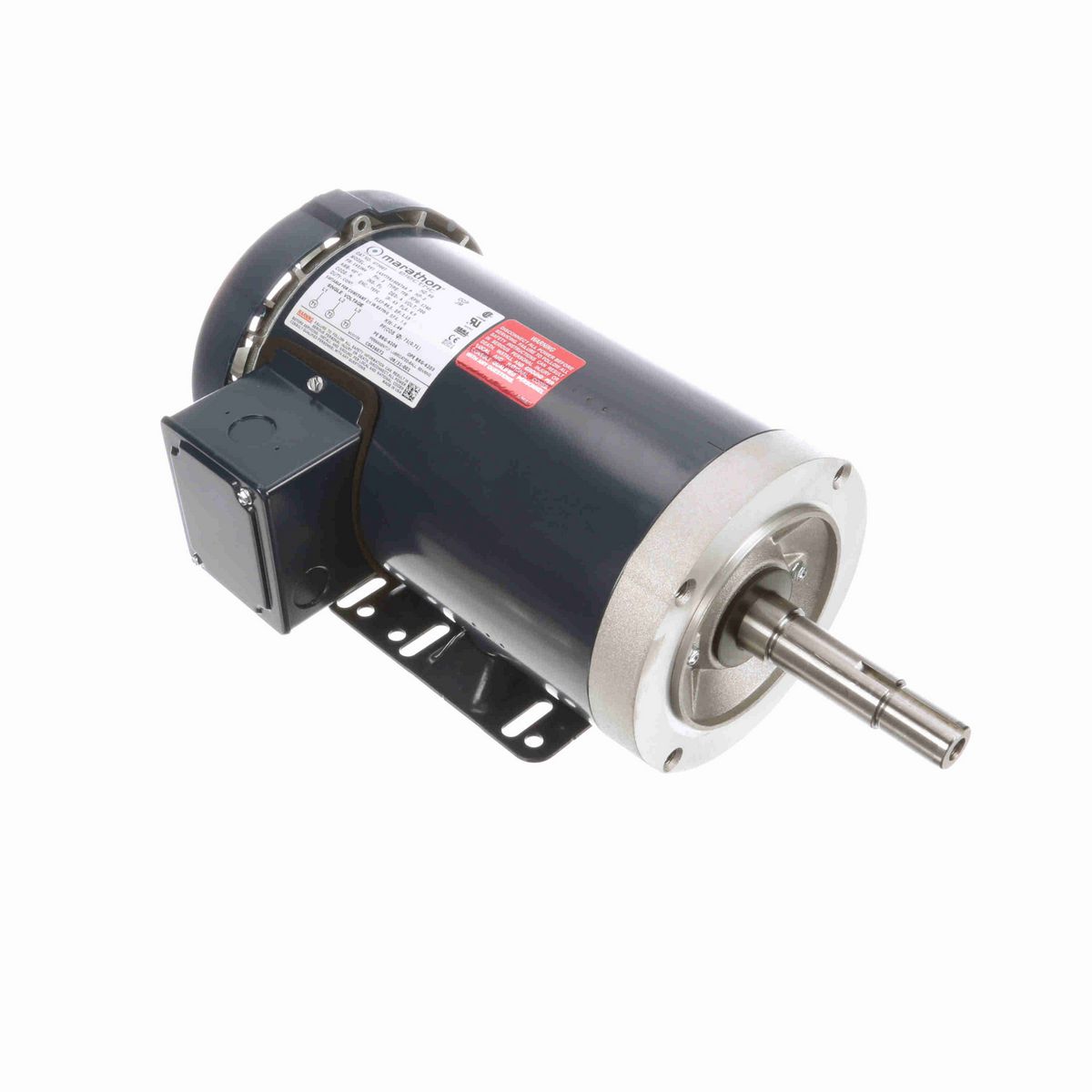 LEESON Close-Coupled Pump Motor, 2 HP, 3 Ph, 60 Hz, 200 V, 1800 RPM, 145JM Frame, TEFC - GT3007