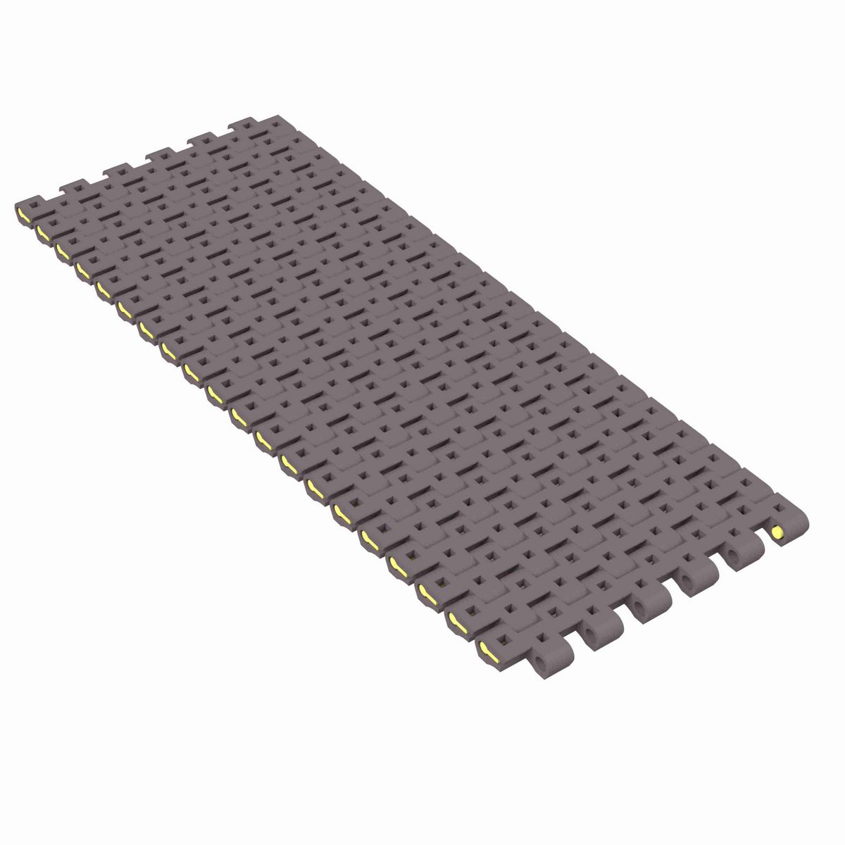 Rexnord 1506 Straight Running Flush Grid, Material: Brown High Performance, Width: 4.5in, Pitch: 15mm - 81425461