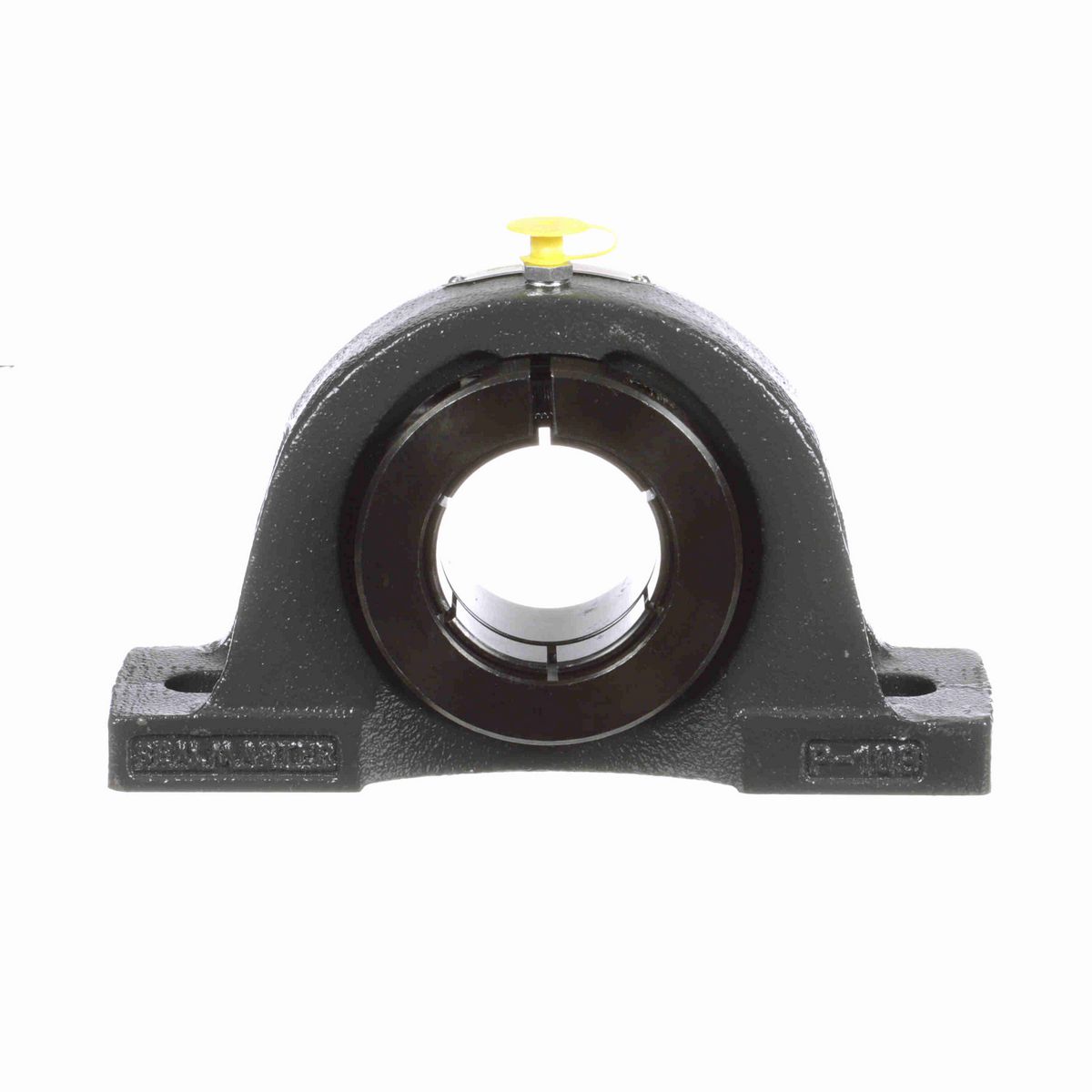 Sealmaster Mounted Cast Iron Two Bolt Pillow Block Ball Bearing - 52100 Bearing Steel, Black Oxided - Concentric Lock - NP-32RTC