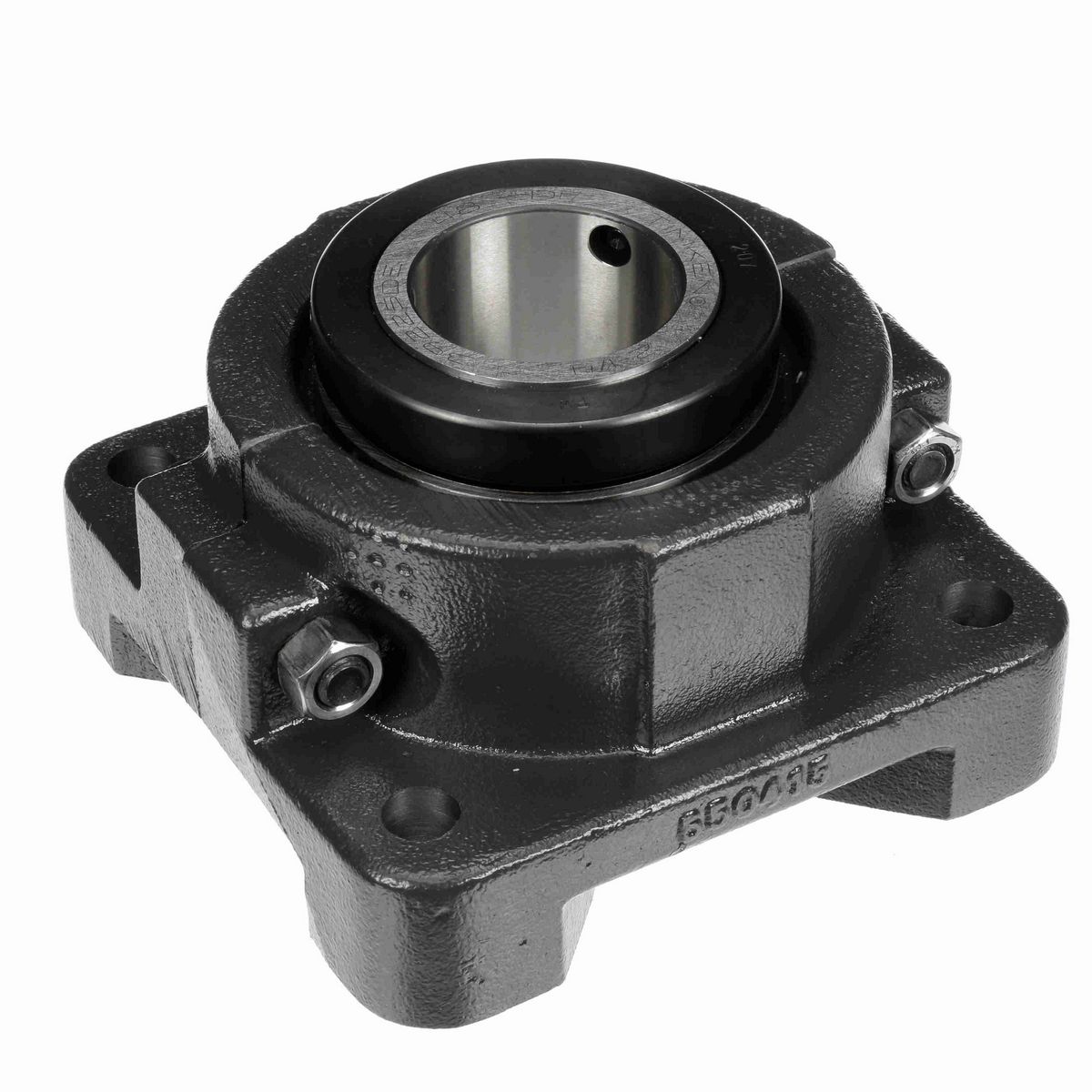 Sealmaster Mounted Cast Iron Four Bolt Flange Tapered Roller - 52100 Bearing Steel - Double Collar Mount Lock - RFB 204C