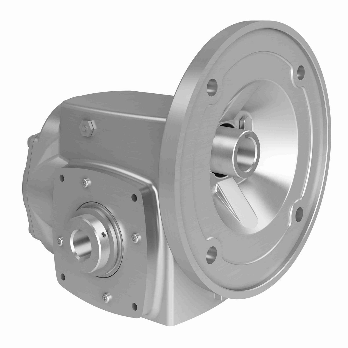 Hub City Stainless Steel HERA Gear Reducer HERA Stainless Steel Helical-Hypoid Reducer - SSHERA45ES 28.01 182TC 1.500