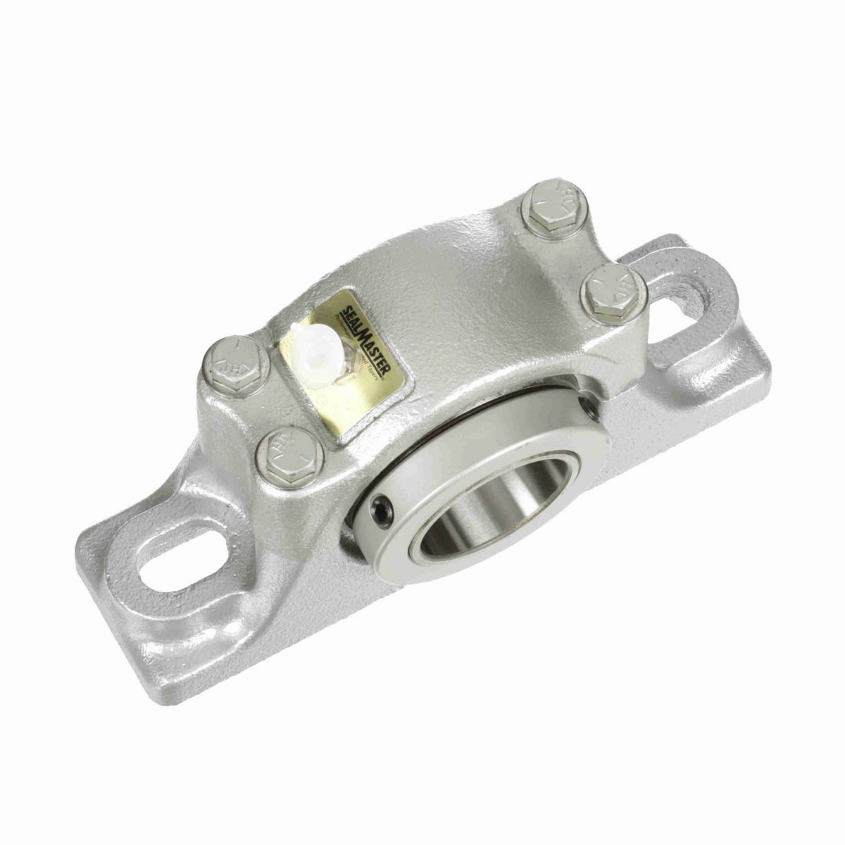 Sealmaster Mounted Flouropolymer Coated Cast Iron Two Bolt Pillow Block Tapered Roller - 52100 Bearing Steel - Collar Mount Lock - Corrosion Resistant - RPBA 200-C2 CR