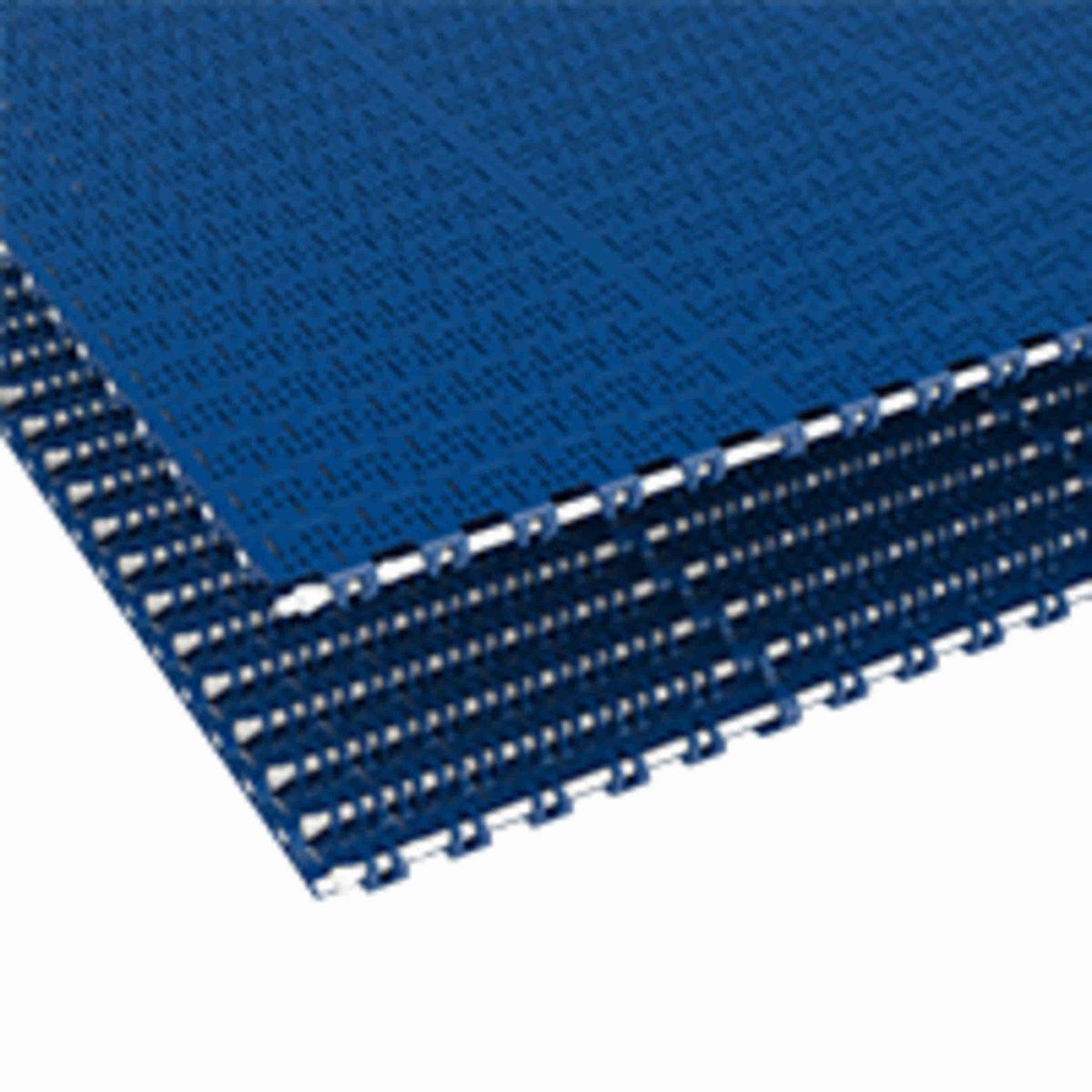 Rexnord 1016 Straight Running Flush Grid, Material: Blue Low Temperature, Width: 8in, Pitch: 1in - 10683433