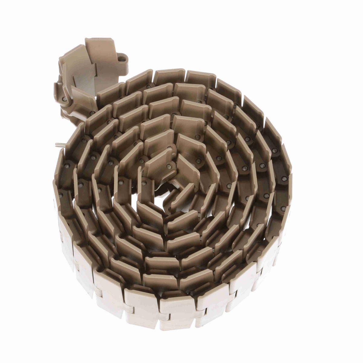 System Plast 880TAB Side-flexing Solid Top, Material: Tan Low Friction, Width: 4.5in, Pitch: 1.5in - LF880TAB-K450