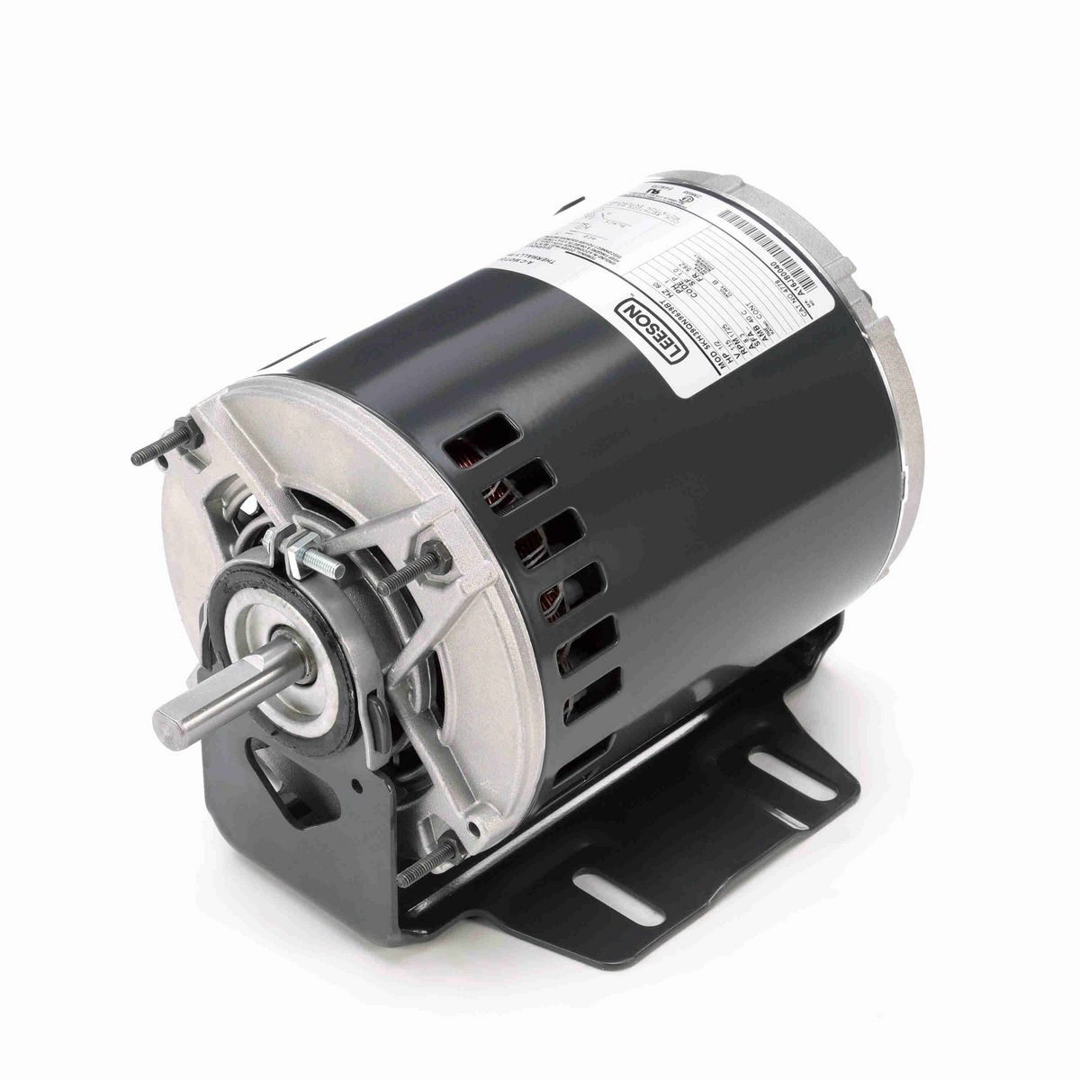 LEESON General Purpose Motor, 0.50 HP, 1 Ph, 60 Hz, 115 V, 1800 RPM, 56Z Frame, DP - 4778