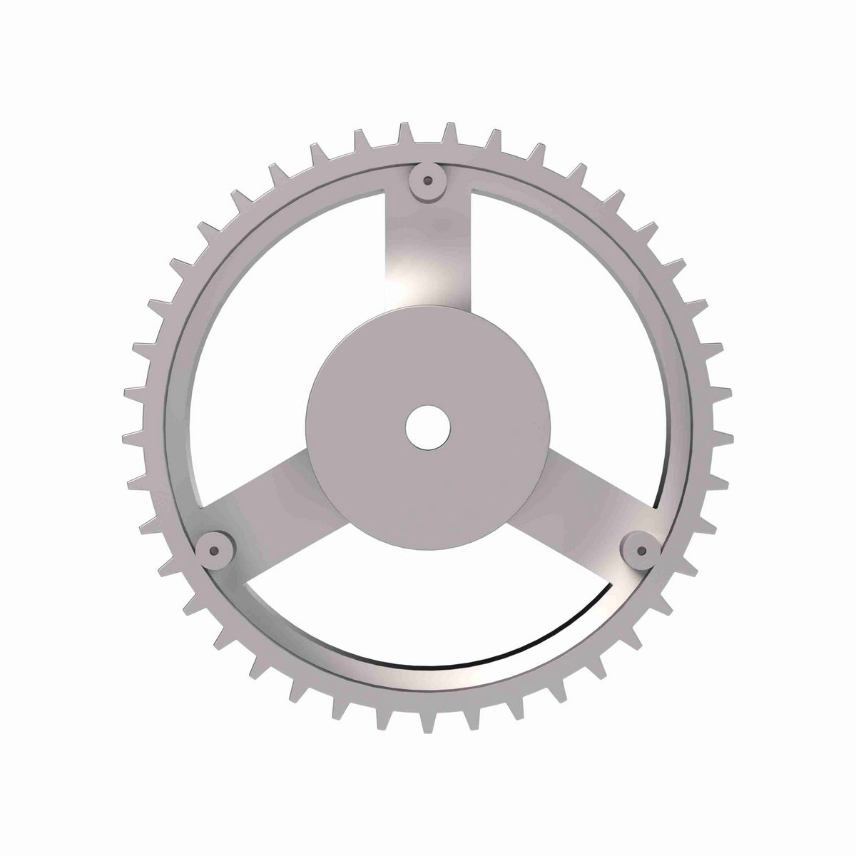 Rexnord 815 Series Solid One Piece Cast Iron Sprocket with 41 Teeth and a 3/4in Round Rough Stock Bore (RSB) - 401-334-20
