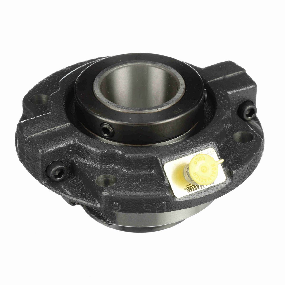 Sealmaster Mounted Cast Iron Piloted Flange Tapered Roller - 52100 Bearing Steel - Double Collar Mount Lock - RFP 115C