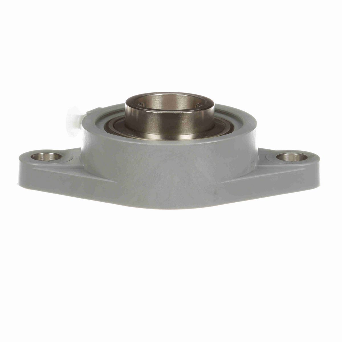 Sealmaster Mounted Composite Two Bolt Flange Ball Bearing - 52100 Bearing Steel, Phosphorus Nickel Coated - Setscrew Lock - Corrosion Resistant - CRFTC-PN23